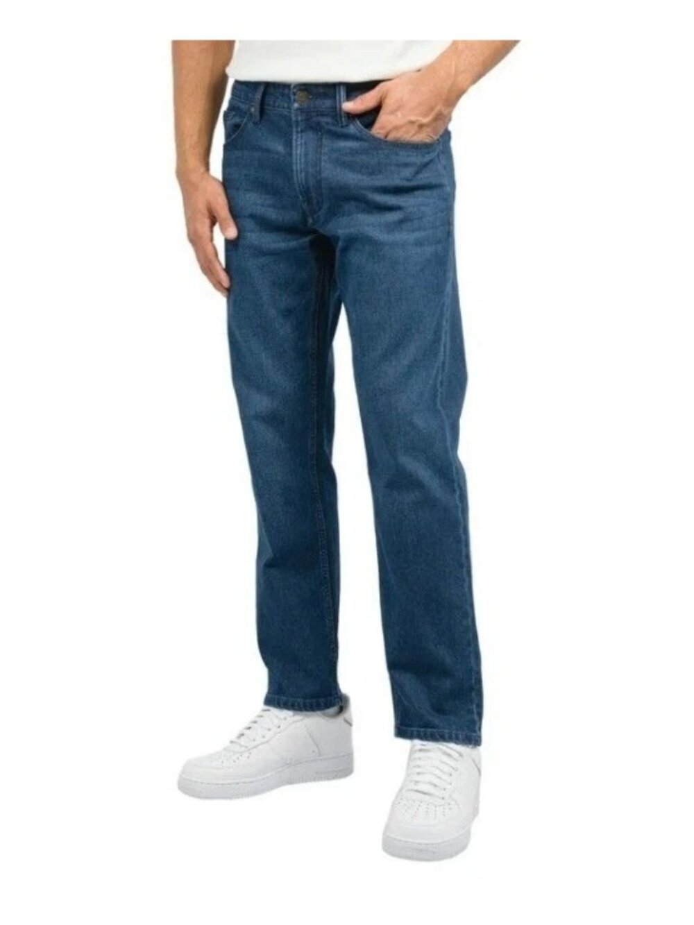 NWT Scott Barber Men's 32X30 Straight Fit 5 Pocket Jeans Dark Wash Denim